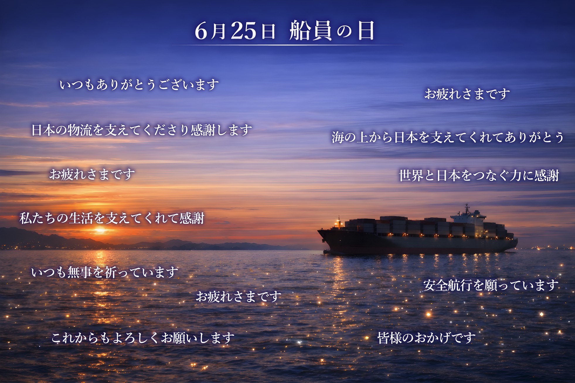 感謝・応援メッセージ動画(イメージ)