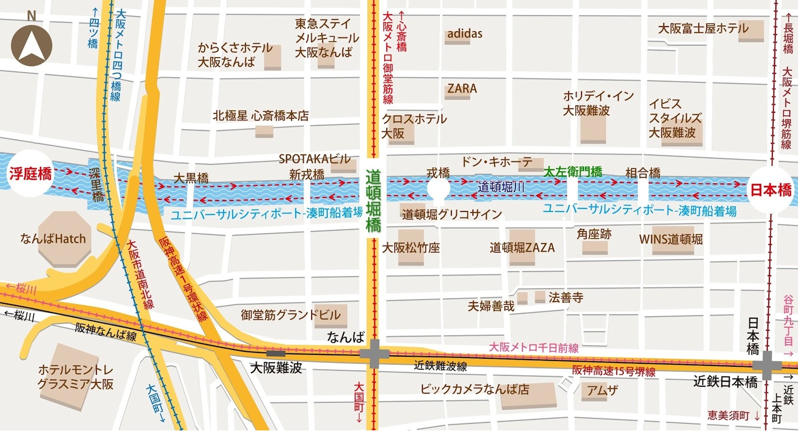 「船員の日」号 運航ルート